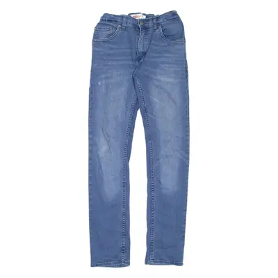LEVI'S 510 Jeans Adjustable Waist Skinny Boys Blue Slim Skinny W30 L31