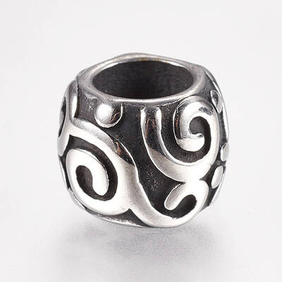 304 Stainless Steel European Beads