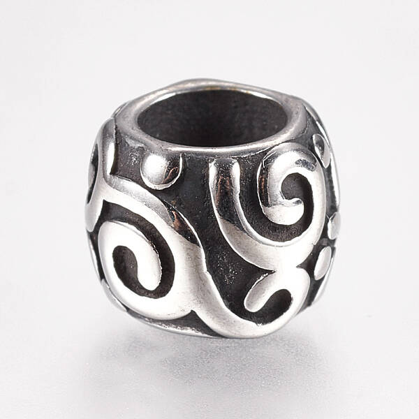 304 Stainless Steel European Beads