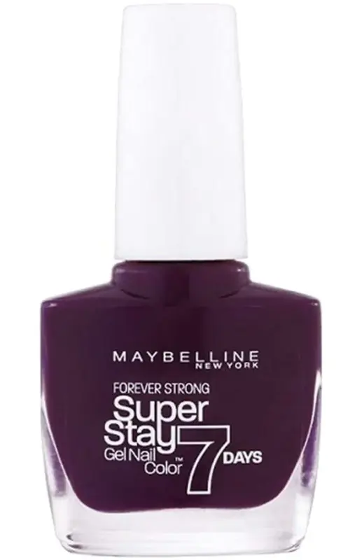 Maybelline Forever Strong Super Stay 7 Days Nail Polish No. 05 Extreme Black Current 10 ml