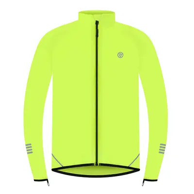 Men's Yellow Windproof Packable Cycling Jacket