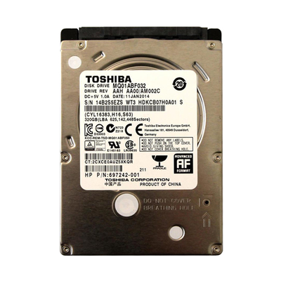 697242-001 HP 320GB 5400RPM SATA 6Gb/s 8MB Cache 2.5-Inch Hard Drive