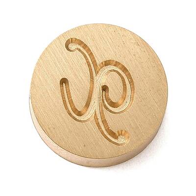 Golden Tone Brass Letter Stamps