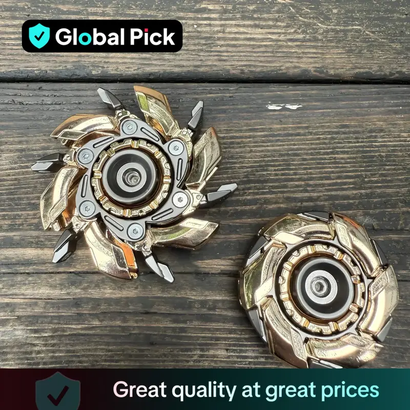 Metal Fidget Spinner Toy, 1 Count Stress Relief Toy for Adults, Magnetic Fidget Spinner Toy, Finger Spinning Top, Fun Gift fo...