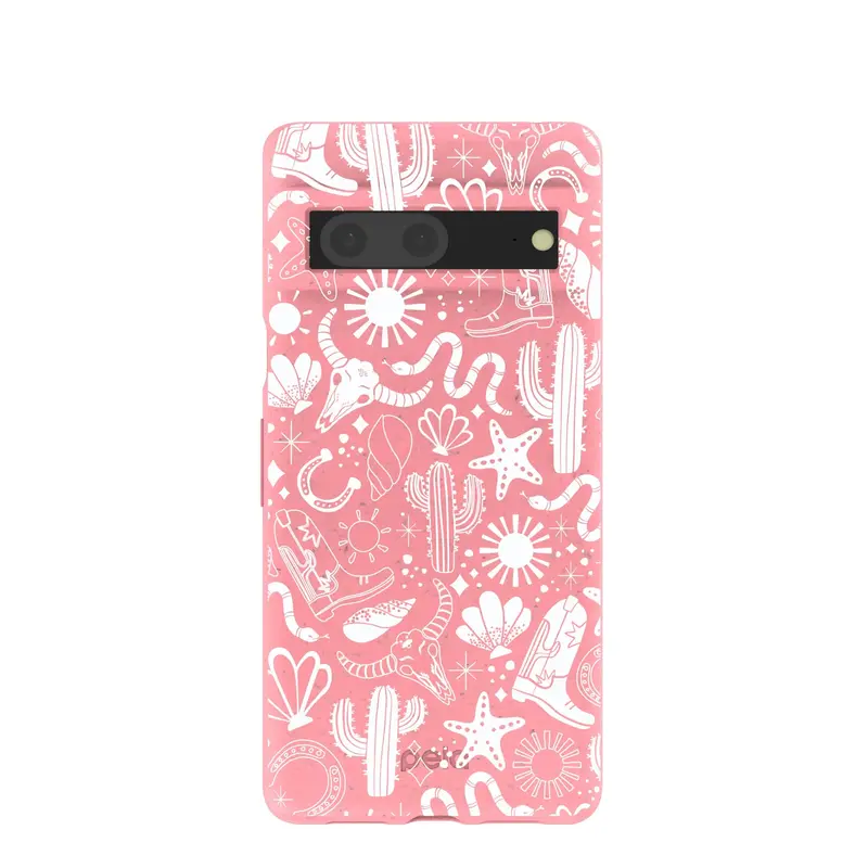 Bubblegum Pink Coastal Rodeo Google Pixel 7 Case