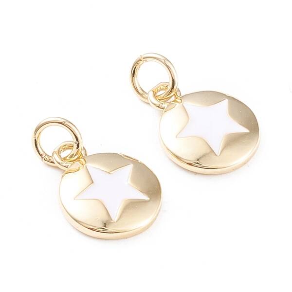 Brass Enamel Charms