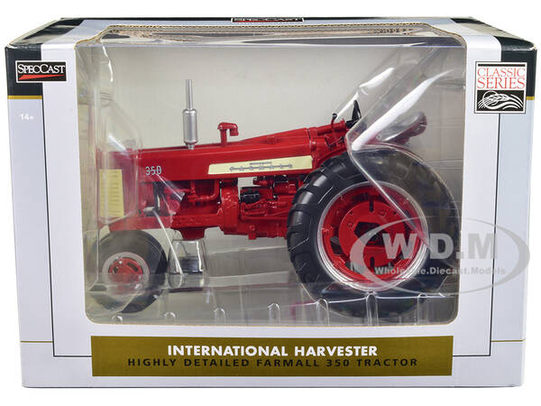 International Harvester Farmall 350 Narrow Front Tractor Red \