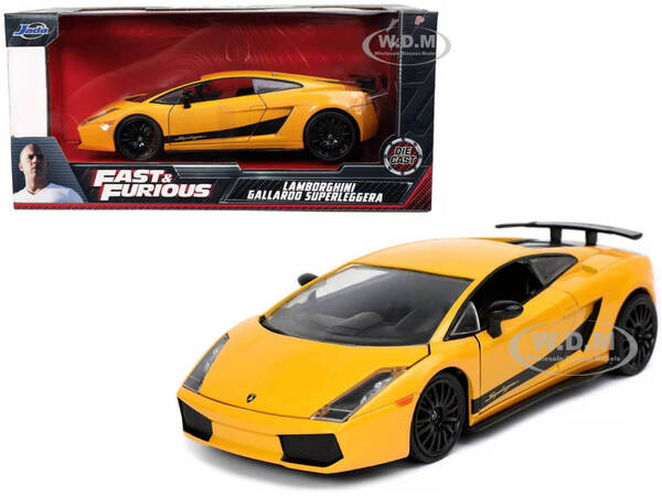 Lamborghini Gallardo Superleggera Yellow with Black Stripes \