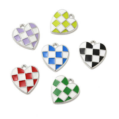 Alloy Enamel Pendants