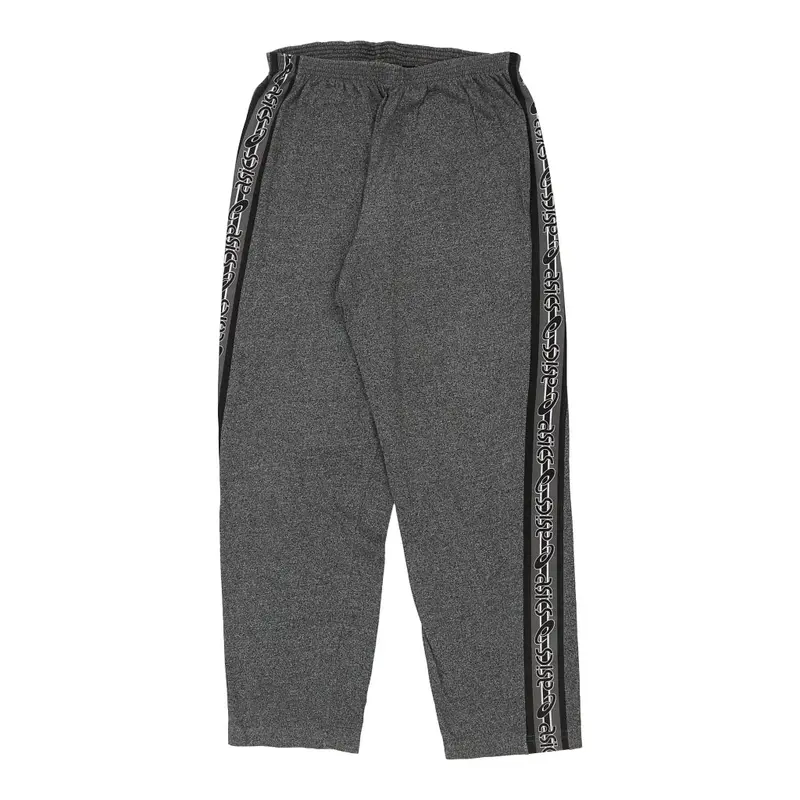 Asics Joggers - Large Grey Cotton Blend