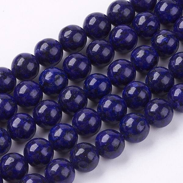 Dyed Natural Lapis Lazuli Bead Strands