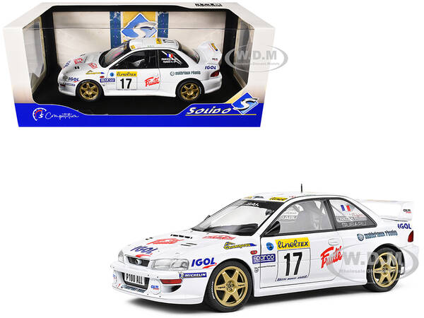 Subaru Impreza S5 WRC99 22B #17 Gilles Panizzi - Herve Panizzi Monte Carlo Rally (1999) Competition Series 1/18 Diecast Model...