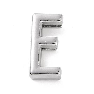 Alloy Letter Slide Charms