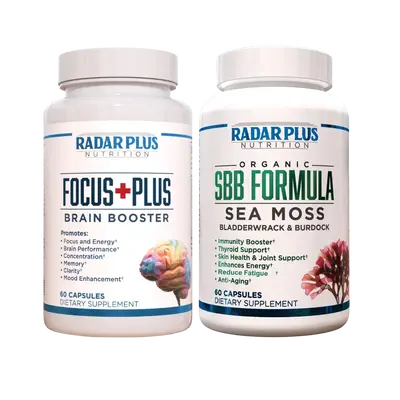 The Power Couple: Focus Plus and The SBB Formula Fitness Supplement. Natural Optimum. Edible.