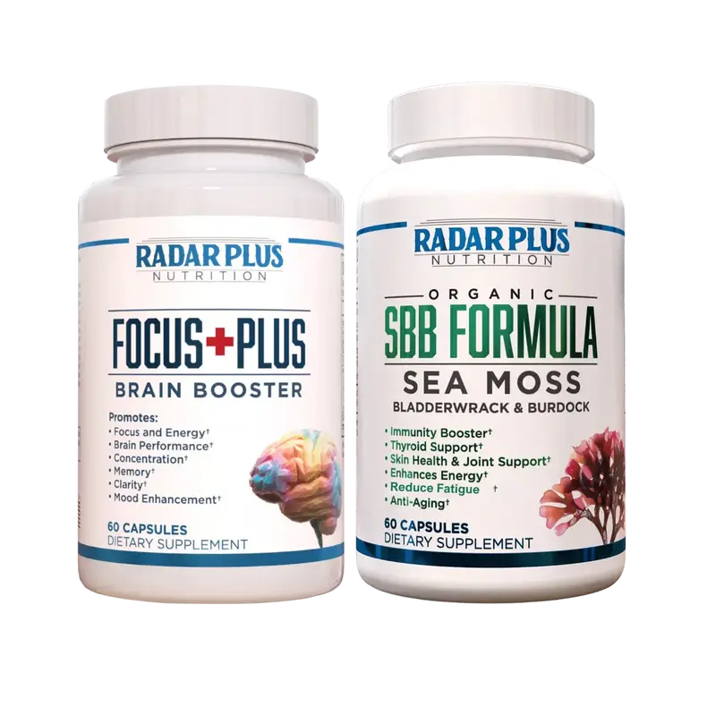 The Power Couple: Focus Plus and The SBB Formula Fitness Supplement. Natural Optimum. Edible.