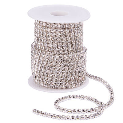 Brass Rhinestone Strass Chains