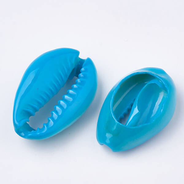 Spray Paint Cowrie Shell Beads