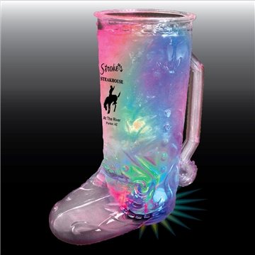 48 Promotional 20 oz 3-Light Cowboy Boot Mug - LED Effects & BPA ...