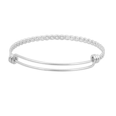 Tarnish Resistant Adjustable 304 Stainless Steel Expandable Bangle Making