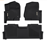 OEDRO Floor Mats Fits for Ford F250/F350/F450 2017-2024 Super Duty Crew Cab w/Under Seat Storage, TPE All Weather Custom Fit ...