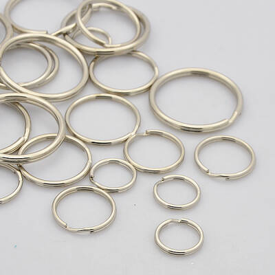 Mixed Iron Split Key Rings