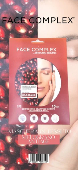 Face Complex Pomegranate Fabric Mask 28Gr