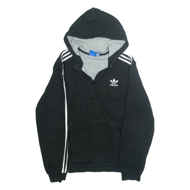 ADIDAS Boys Black Hoodie XL