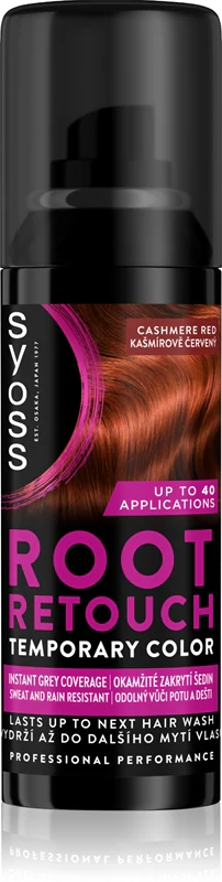 Syoss Root Color touch-up to cover regrowth in Cashmere red color spray 120 ml