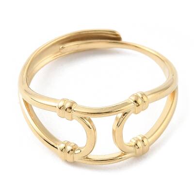 304 Stainless Steel Hollow Knot Adjustable Rings