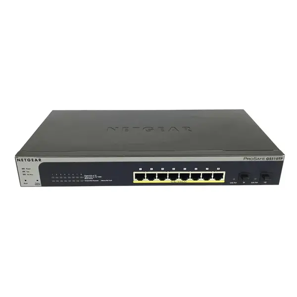 Dell A5819850 | ProSafe GS510TP Ethernet Switch 8-Ports Manageable 2 X Expansion Slots 10/100/1000Base-T Uplink Port 8 2 X Up...