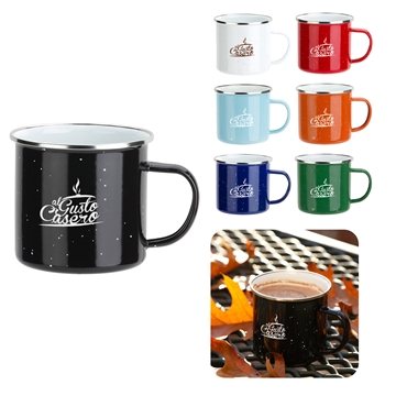 100 Customized 17oz Campfire Mug - Speckled Finish