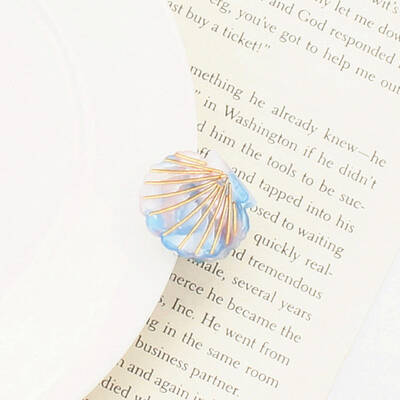 Cellulose Acetate(Resin) Shell Shape Hair Claw Clips