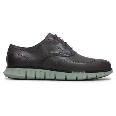 Cole Haan Zerogrand Remastered Wingtip Leather Men's Lace Up Shoes - Tornado Cloud Blue - Size:US 8 Men