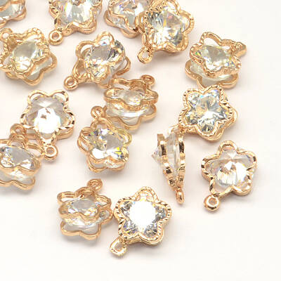 Flower Alloy Charms