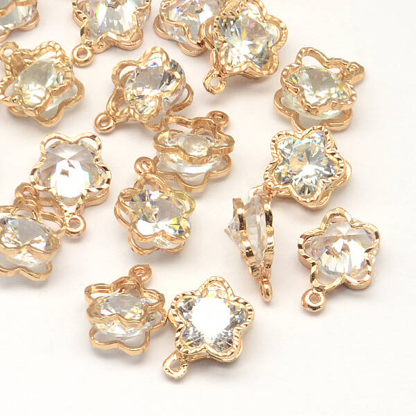 Flower Alloy Charms
