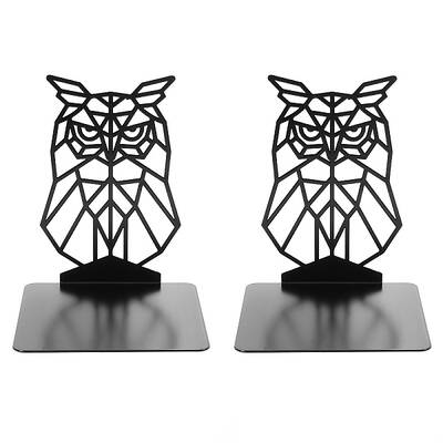 Non-Skid Iron Bookend Display Stands