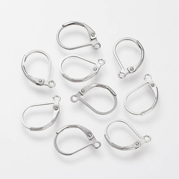 Tarnish Resistant 304 Stainless Steel Leverback Earring Findings
