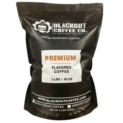Premium Flavored Coffee 5 LB [WHOLE BEAN], CINNAMON FRENCH TOAST