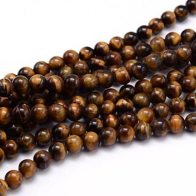 Natural Tiger Eye Beads Strands