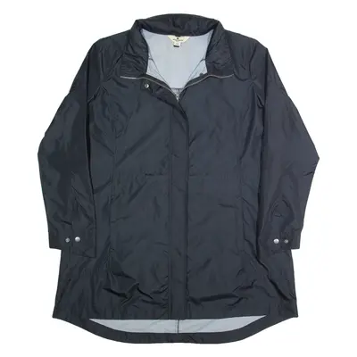WOOLRICH Womens Rain Jacket Blue XL