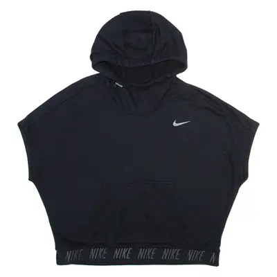 NIKE Womens Black Hoodie L