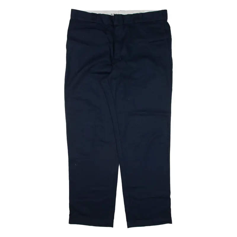 DICKIES 874 Workwear Mens Trousers Blue Regular Straight W40 L32