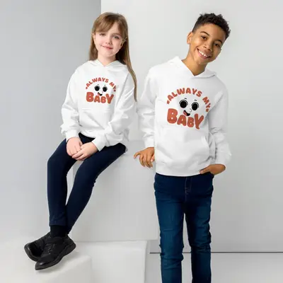 Always My Baby - Adorable Kids Fleece Hoodie