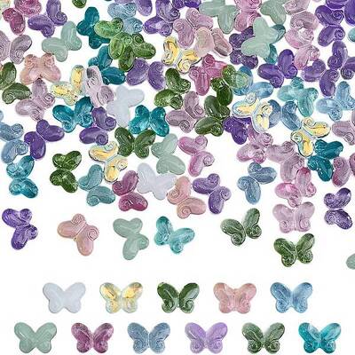 200Pcs Handmade Lampwork Beads