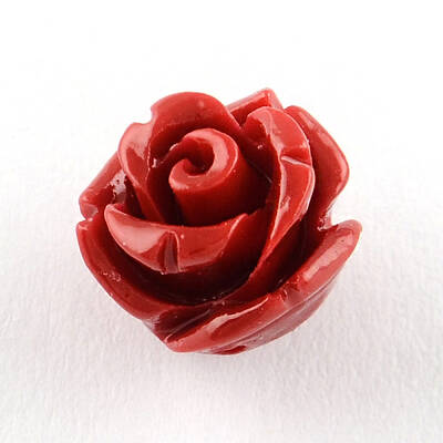 Dyed Flower Synthetical Coral Beads