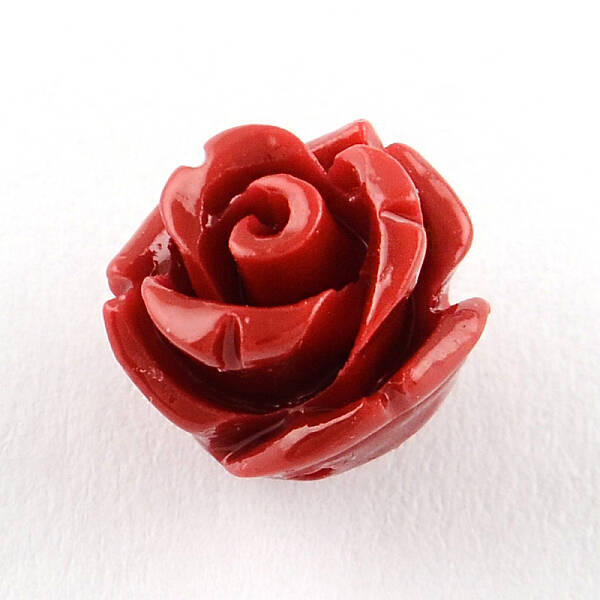 Dyed Flower Synthetical Coral Beads