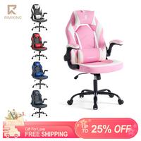 RIMIKING Shelby Series Ergonomic Gaming Chair, Adjustable Recliner, Lumbar Support, Heavy-Duty Office Chair,275 lbs Weight Ca...