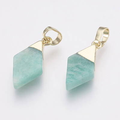 Natural Amazonite Pendants