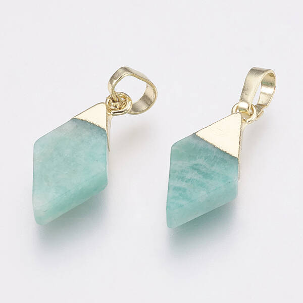 Natural Amazonite Pendants