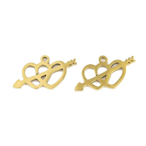 5Pcs 201 Stainless Steel Pendants